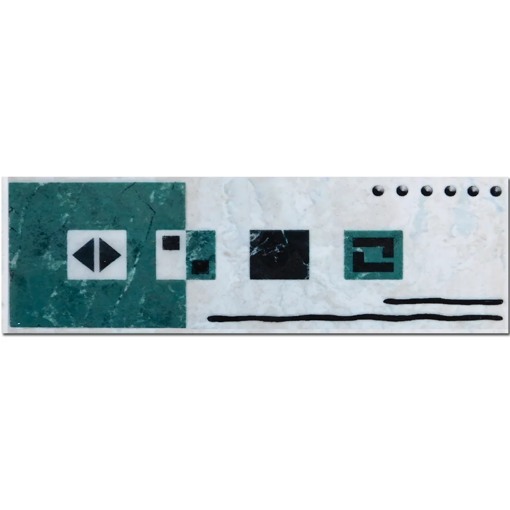 Brau Decorativ Faianta Baie / Bucatarie Zafra Verde 8 x 25