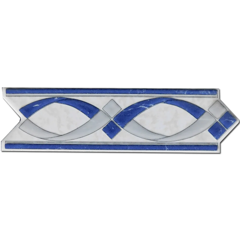 Brau Decorativ Faianță Baie / Bucătărie 785 Azul 6 x 20