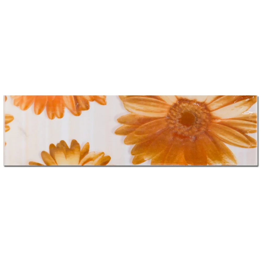 Brau Decorativ Faianta Baie / Bucatarie Newline Orange 8 x 25