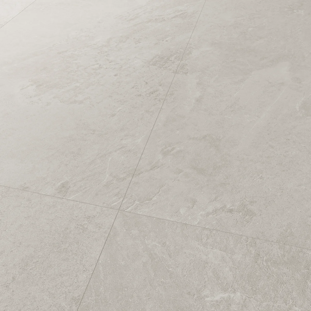 Gresie Antiderapanta Exterior / Interior Soft Slate Silver 60 x 120 Cm Mata Portelanata Rectificata Aspect Ciment