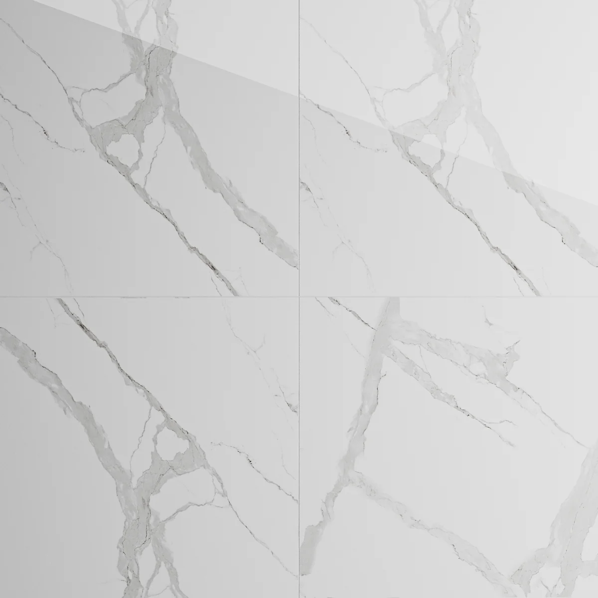 Gresie Rectificata Exterior / Interior Cavavenata Faccia 60 x 60 cm Lucioasa Porțelanată Tip Marmură