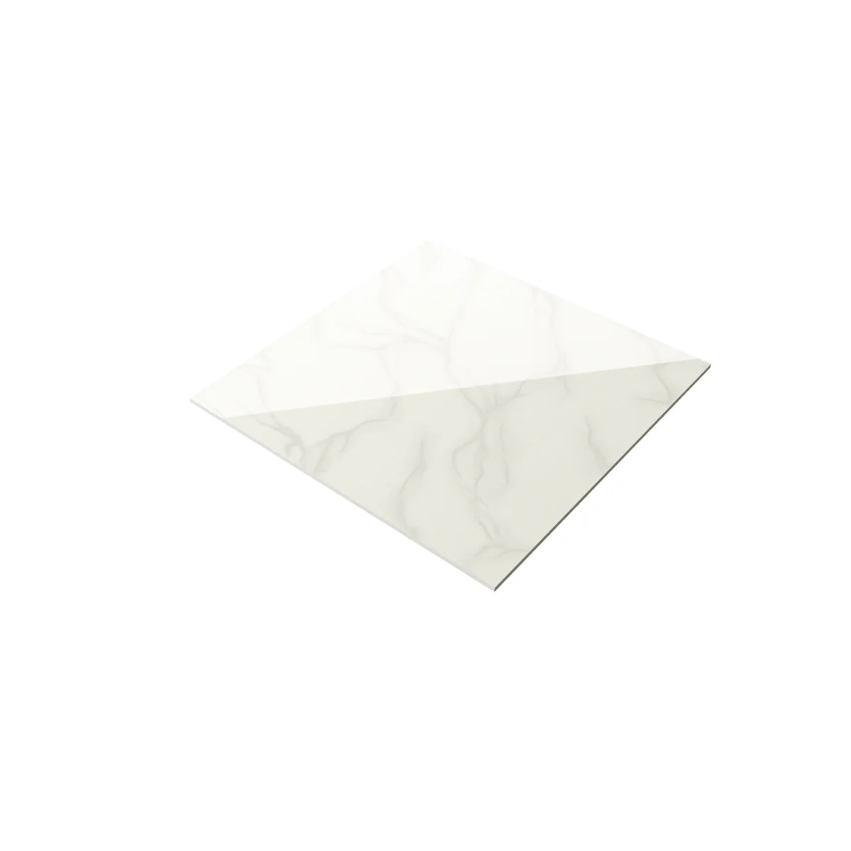 Gresie Exterior / Interior Portelanata Soluble Salt Aziza 60 x 60 cm Lucioasa Rectificata Tip Marmura