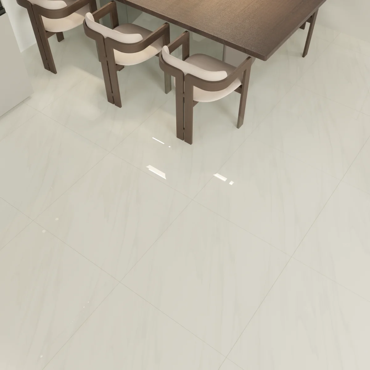 Gresie Exterior / Interior Portelanata Soluble Salt Jaspar 60 x 60 cm Lucioasa Rectificata Tip Marmura