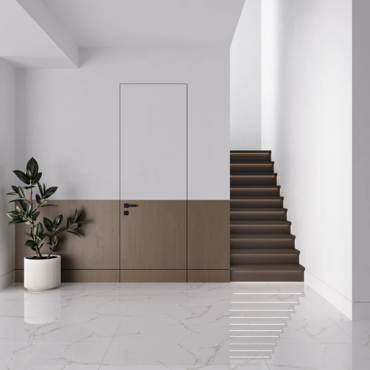 Gresie Portelanata Exterior / Interior Classic Statuario 60 x 120 cm Lucioasa Rectificata Tip Marmura