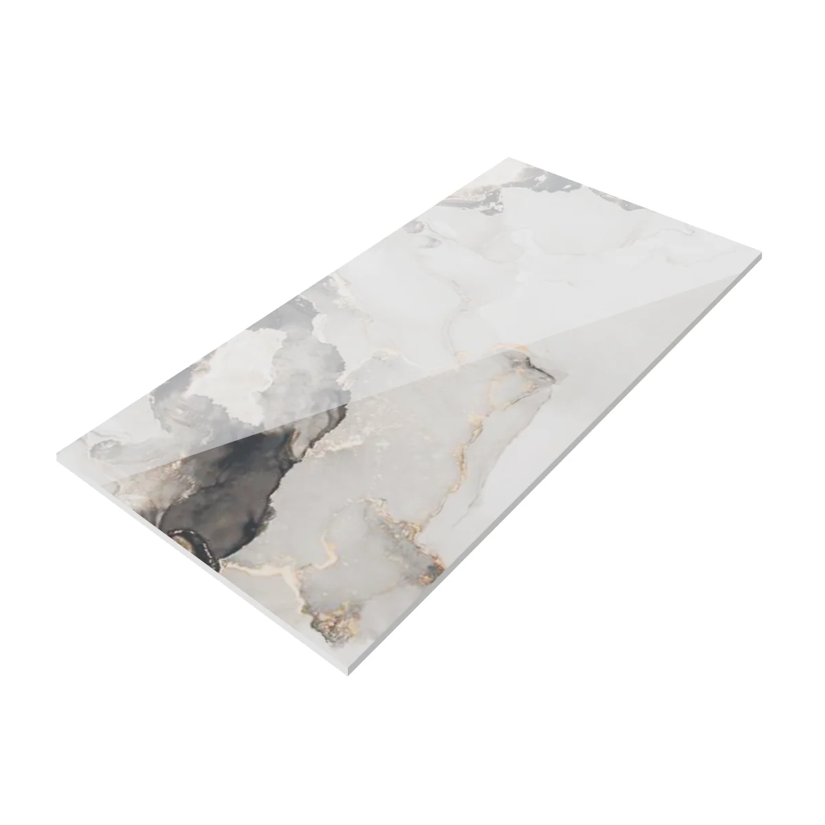 Gresie Portelanata Exterior / Interior Artis Gold 60 x 120 Lucioasa Cm Rectificata Tip Marmura