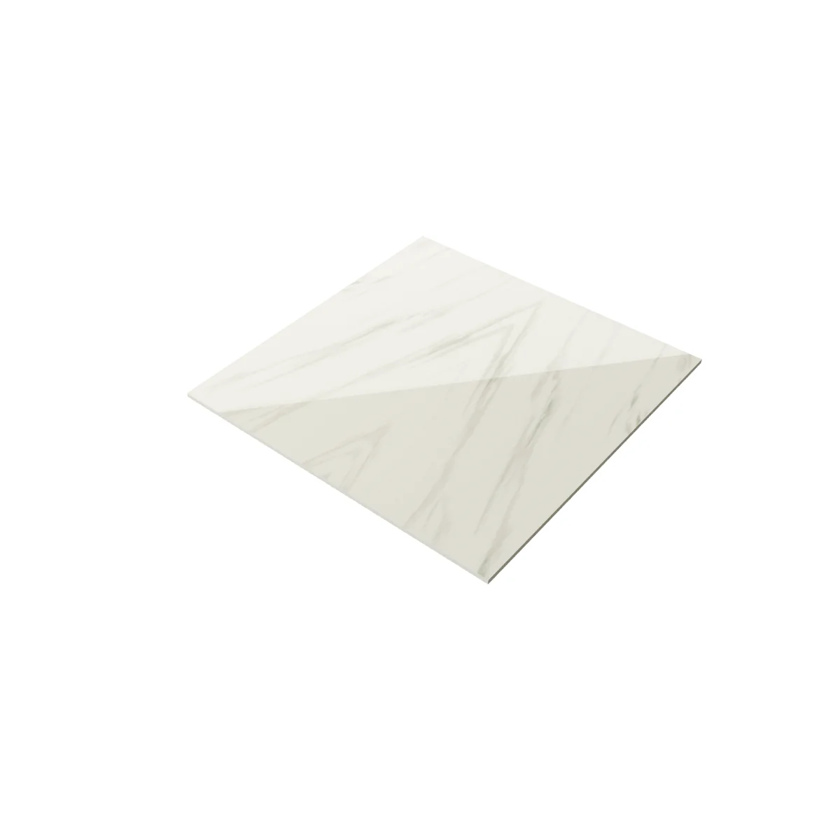 Gresie Exterior / Interior Portelanata Soluble Salt Unico 60 x 60 cm Lucioasa Rectificata Tip Marmura