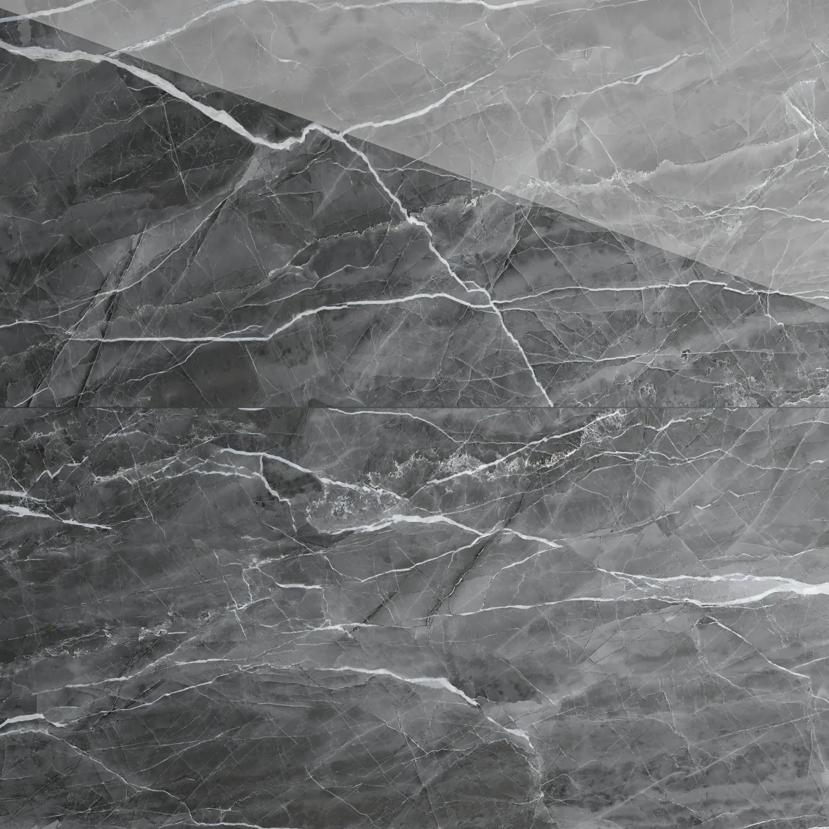 Gresie Exterior / Interior Portelanata William Dark 60 x 120 Cm Lucioasa Rectificata Tip Marmura