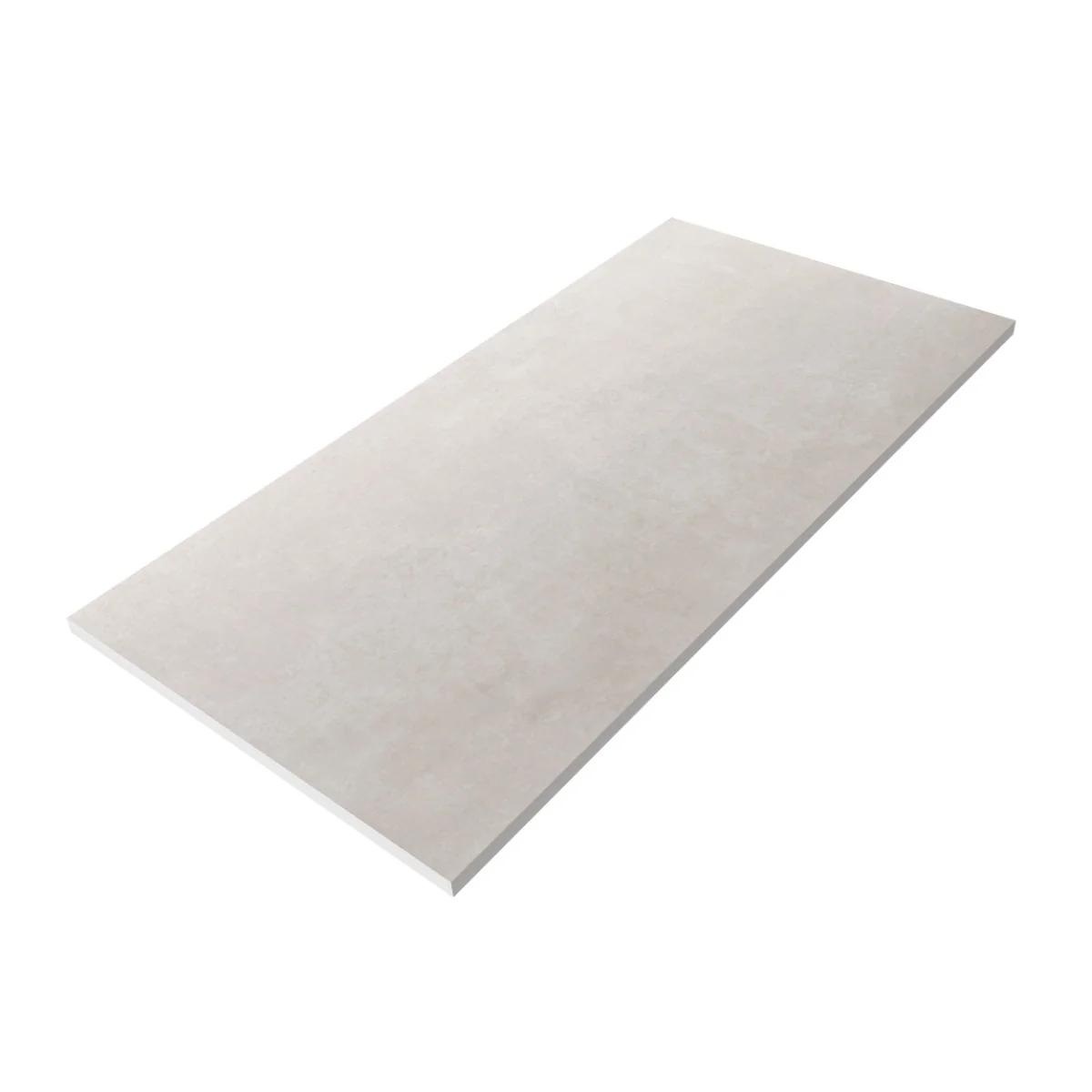 Gresie Antiderapantă Exterior/Interior Concrete White 60 x 120 cm Mată Porțelanată Rectificată Aspect Ciment