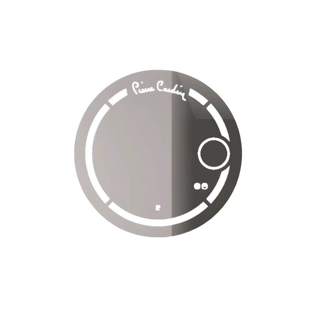 Oglindă Baie Cu LED Dezaburire Lupa Și Butoane Touch Eva Pierre Cardin 80 cm