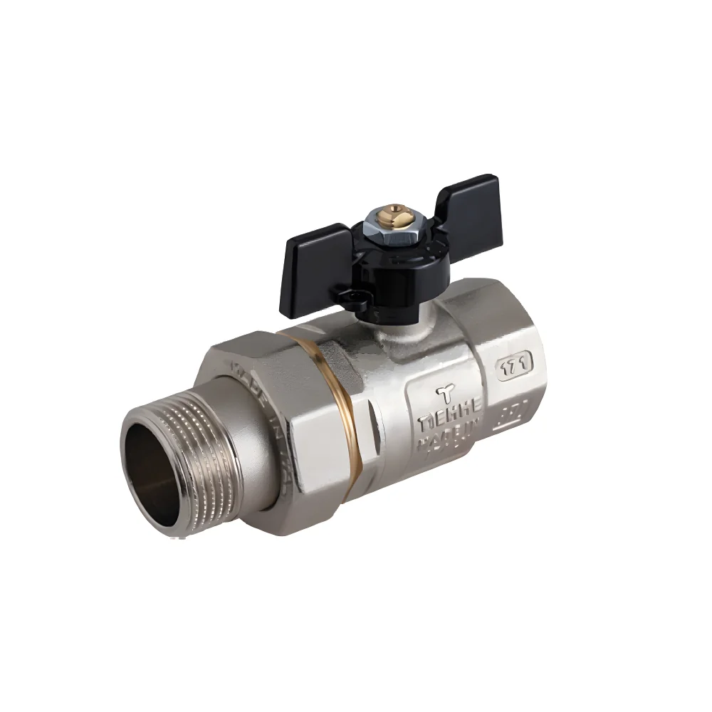 Robinet Cu Sferă Pentru Apă Cu Olandez Buran M/F 3/4'' Fluture Negru