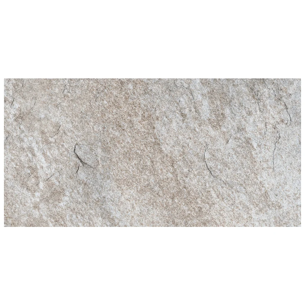 Gresie Antiderapanta Exterior / Interior Stone Grey 30 x 60 cm Mata Portelanata Tip Piatra Naturala