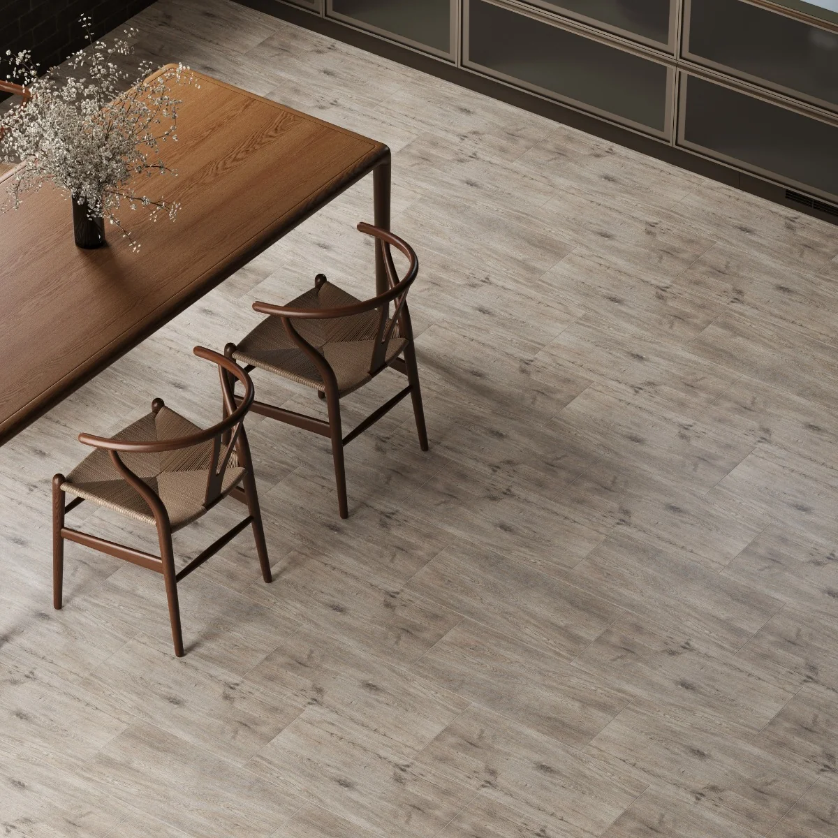 Gresie Tip Parchet Exterior / Interior Alpina Grey 30 x 60 cm Mata Portelanata