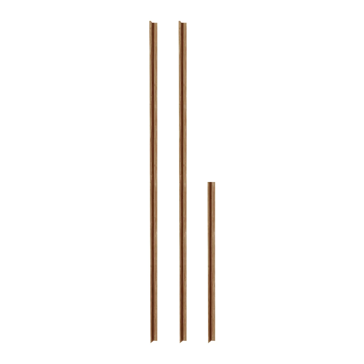 Pervaz Din MDF Pentru Usa De Interior Idealine 9110 Gold Walnut 3 Bucati/Set