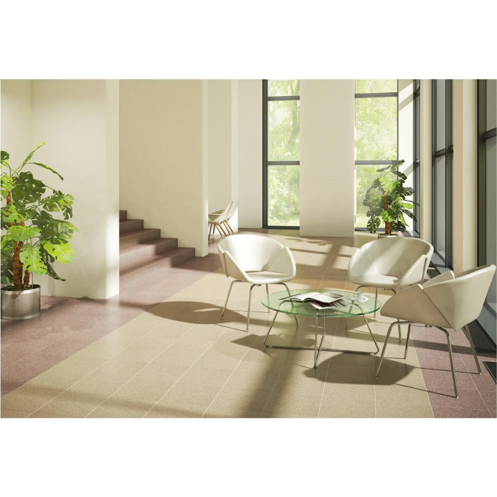 Gresie Exterior / Interior Antiderapanta Tehnica R400 Beige Brown 30 x 30 cm Mata Portelanata Tip Piatra Naturala