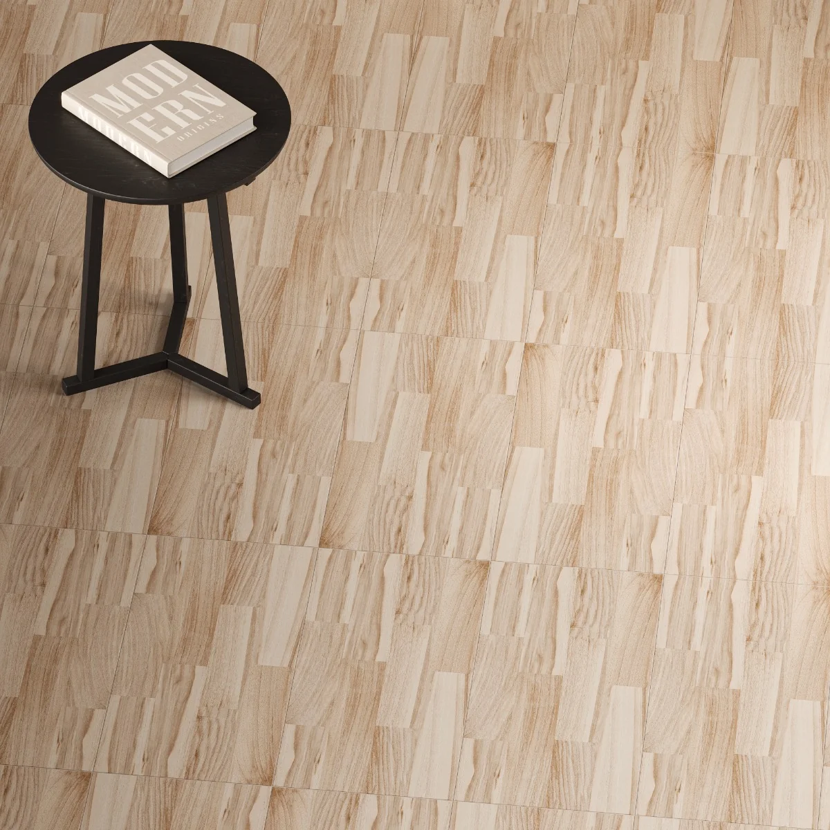 Gresie Tip Parchet Exterior / Interior Lamine Cream 30 x 60 cm Mata Portelanata