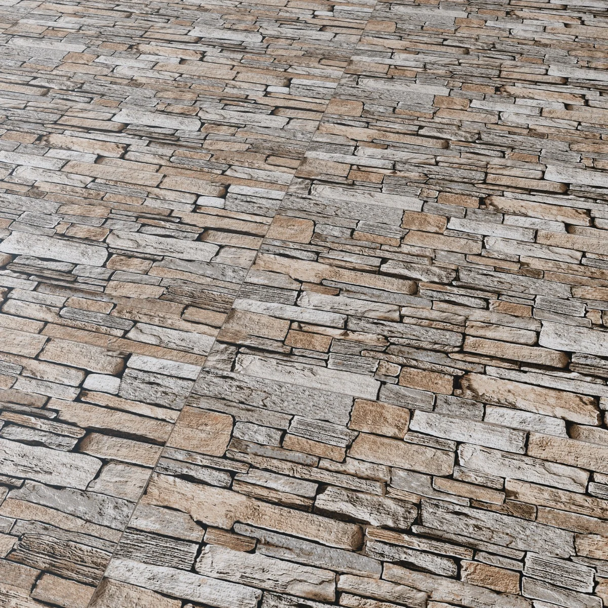 Gresie Exterior / Interior Antiderapantă Piga Grey 30 X 60 Cm Mată Portelanată Tip Piatră