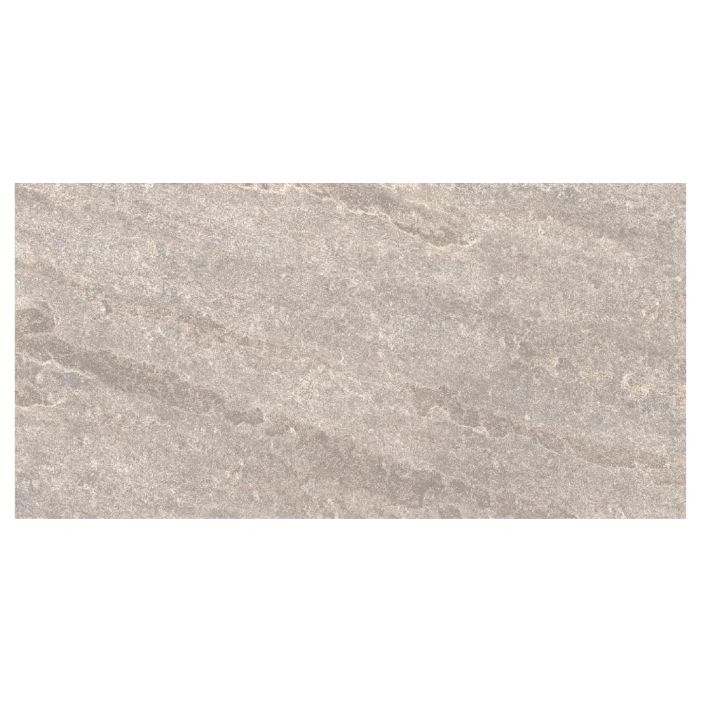 Gresie Exterior / Interior Antiderapanta Clay Stone Grey 30 x 60 Cm Mata Portelanata Tip Piatra Naturala