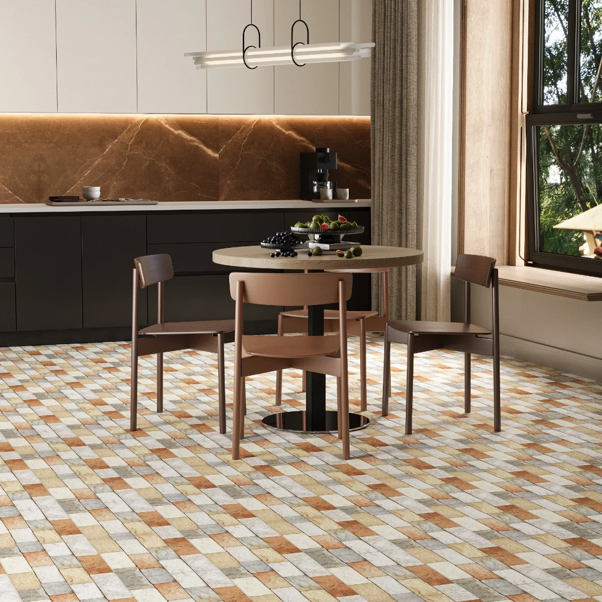 Gresie Exterior / Interior Antiderapantă New Brick Stone 30 x 60 cm Mată Porțelanată Tip Piatră