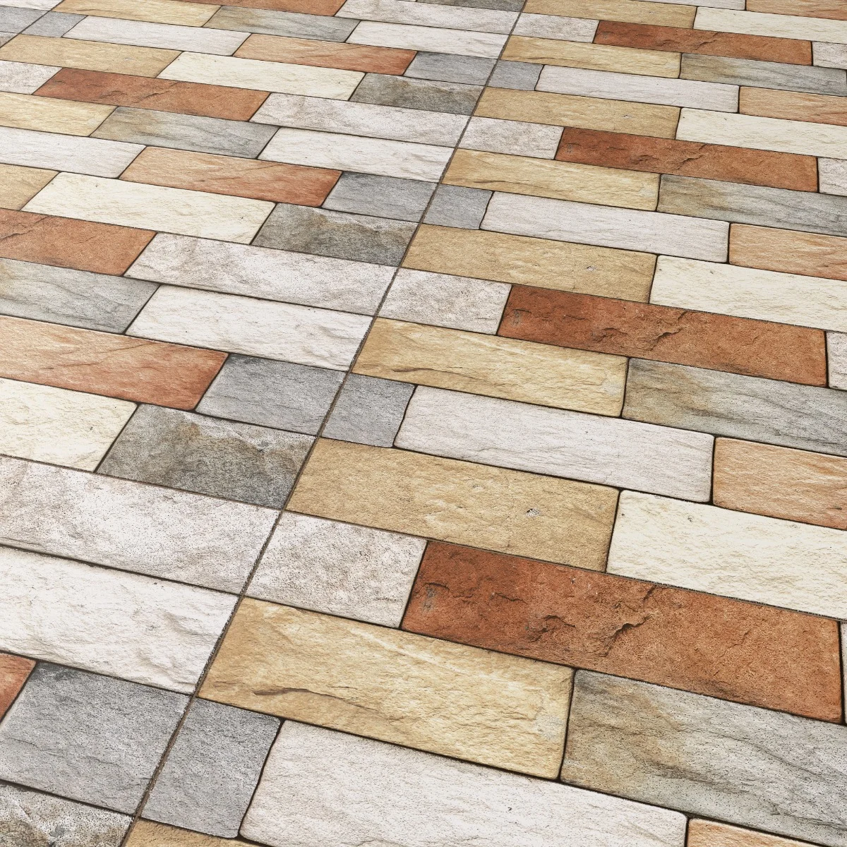 Gresie Exterior / Interior Antiderapantă New Brick Stone 30 x 60 cm Mată Porțelanată Tip Piatră