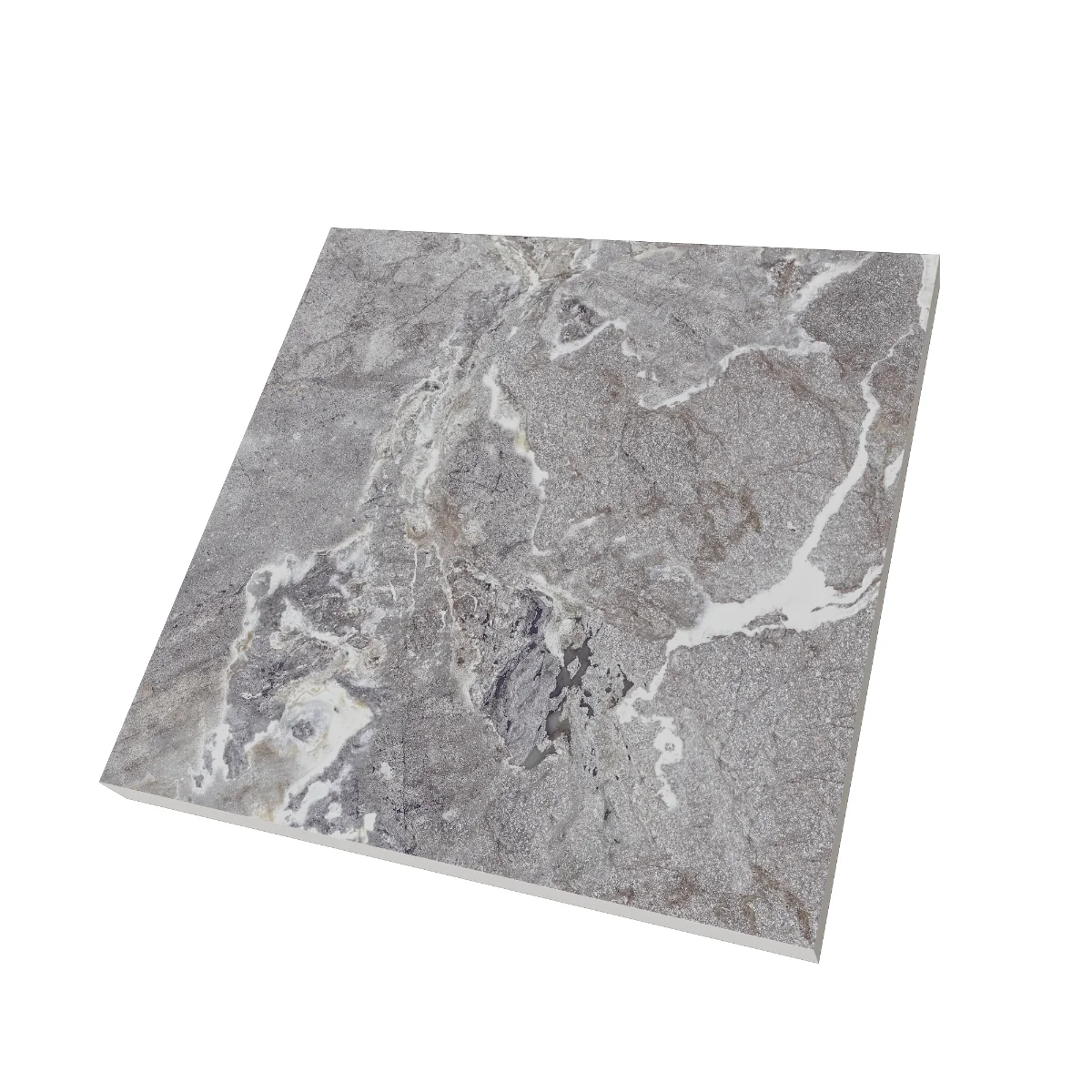 Gresie Antiderapanta Exterior / Interior Snake Stone Grey 60 x 60 cm Mata Portelanata Rectificata Aspect Ciment
