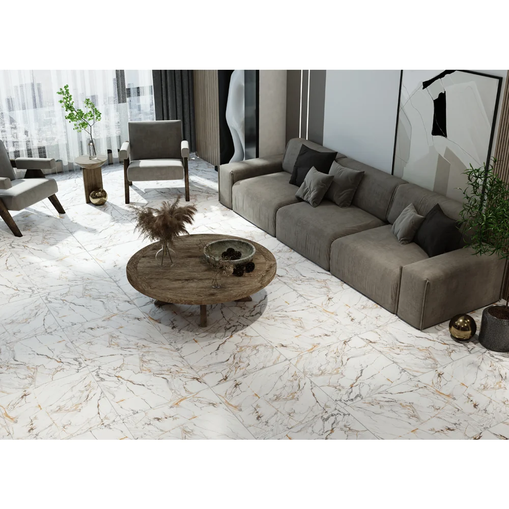 Gresie Interior Amoor Beige 61 X 61 Cm Lucioasa Tip Marmura