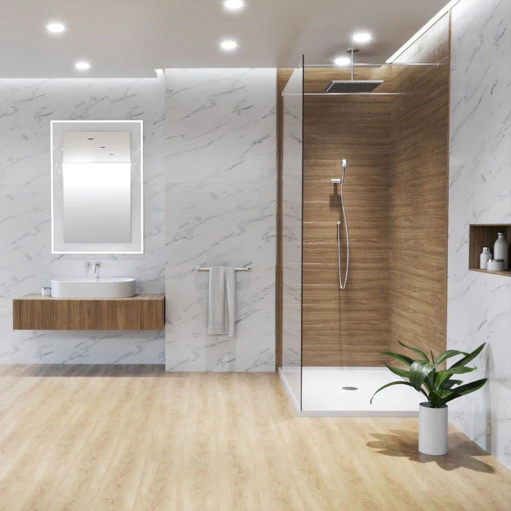 Parchet Laminat Industry Statuario Marble 8 mm Clasa 33 AC6