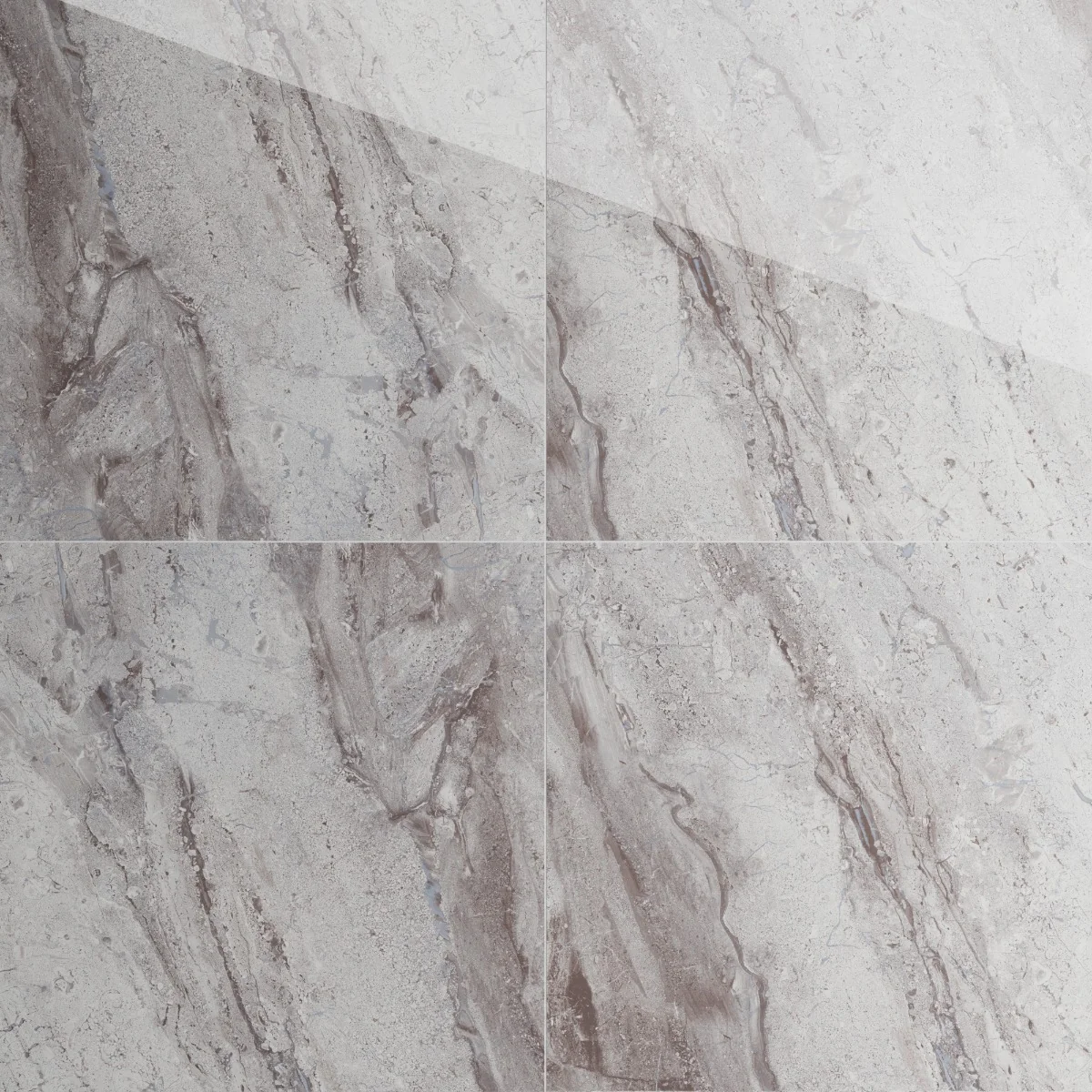 Gresie Exterior / Interior Portelanata Helena Anthracite 45 x 45 cm Lucioasa Tip Marmura