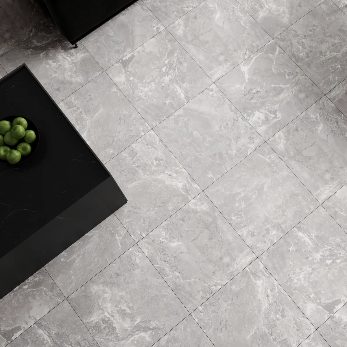 Gresie Antiderapanta Exterior / Interior Snake Stone Silver 60 X 60 Cm Mata Portelanata Rectificata Aspect Ciment