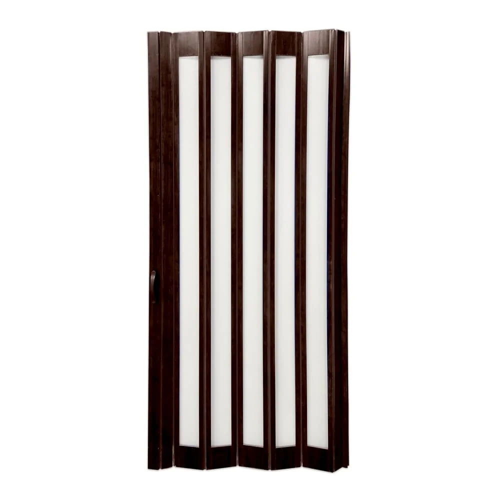 Usa Plianta Interior Cu Geam 1/1 Prestij Din PVC Nuc 850/2030 mm