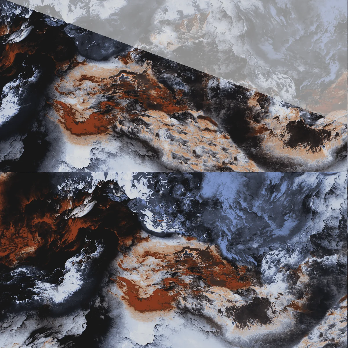 Gresie Exterior / Interior Portelanata Megeta Blue 60 x 120 cm Lucioasa Rectificata Tip Marmura