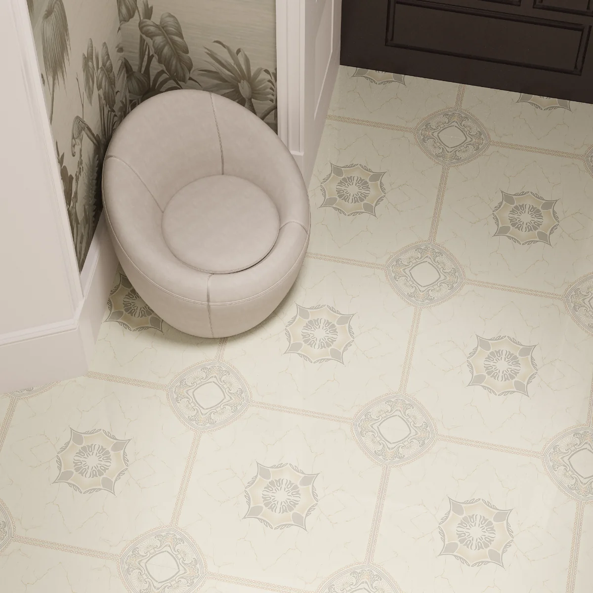 Gresie Exterior / Interior Portelanata Soluble Salt Prisma 60 x 60 Cm Lucioasa Rectificata