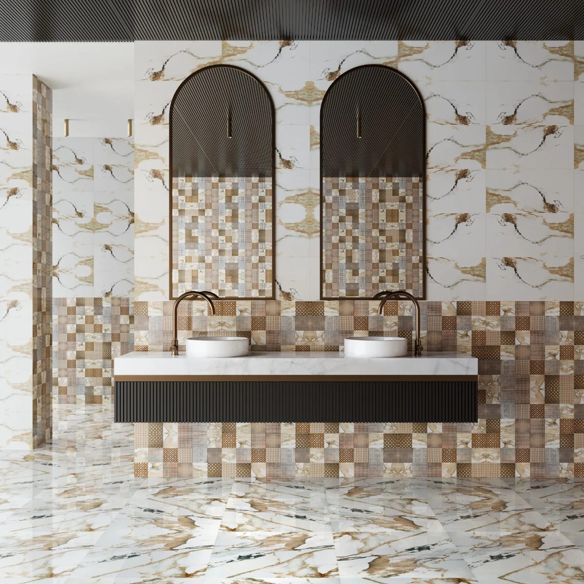 Faianta Decorativa Sparta Beige 30.5X60.5 Lucioasa