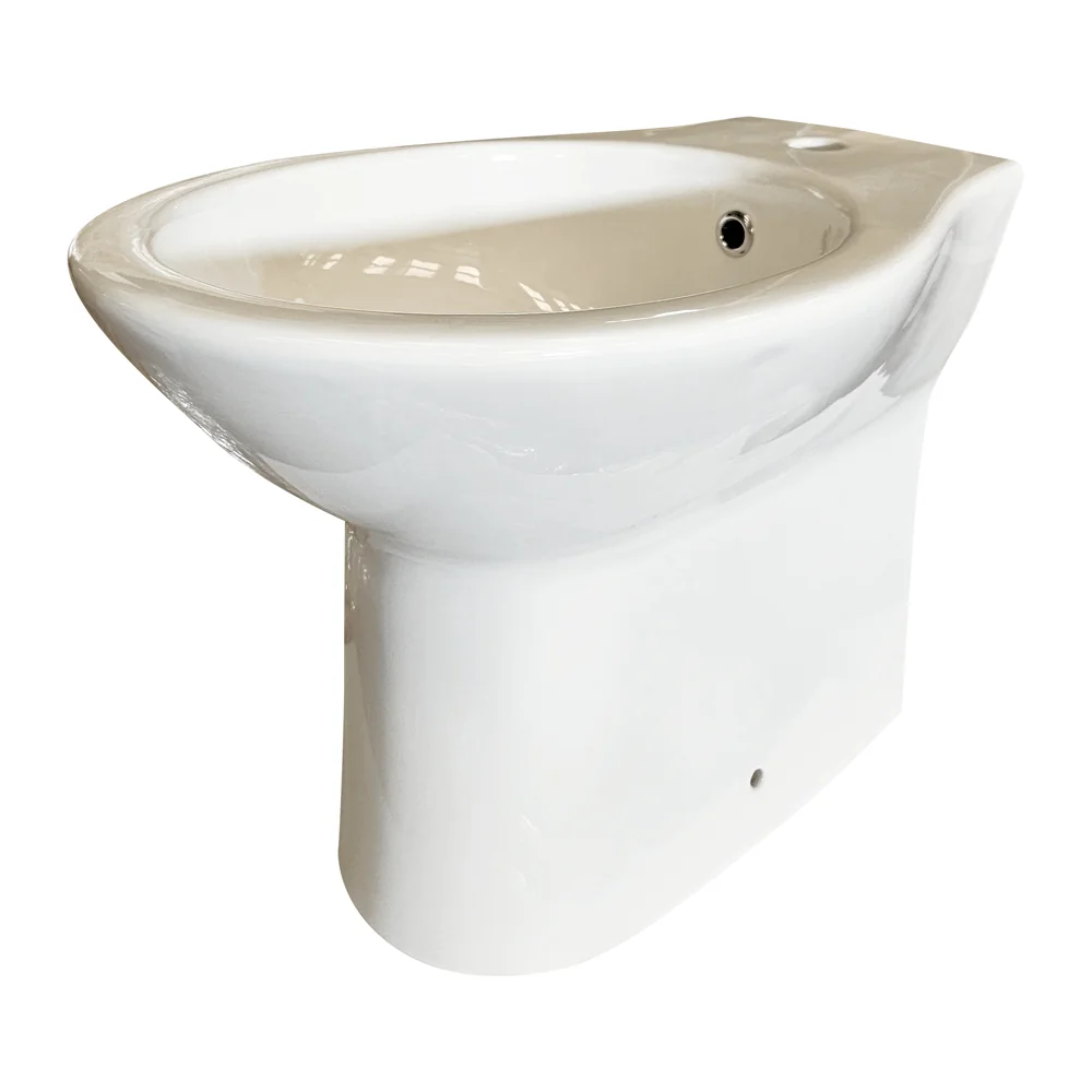 Bideu Stativ Ceramic (Fixare / Montaj Pe Pardoseala) Carmina 66 x 40 cm Alb