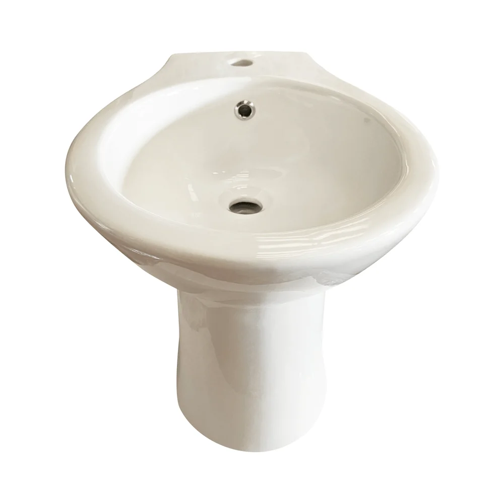 Bideu Stativ Ceramic (Fixare / Montaj Pe Pardoseala) Carmina 66 x 40 cm Alb