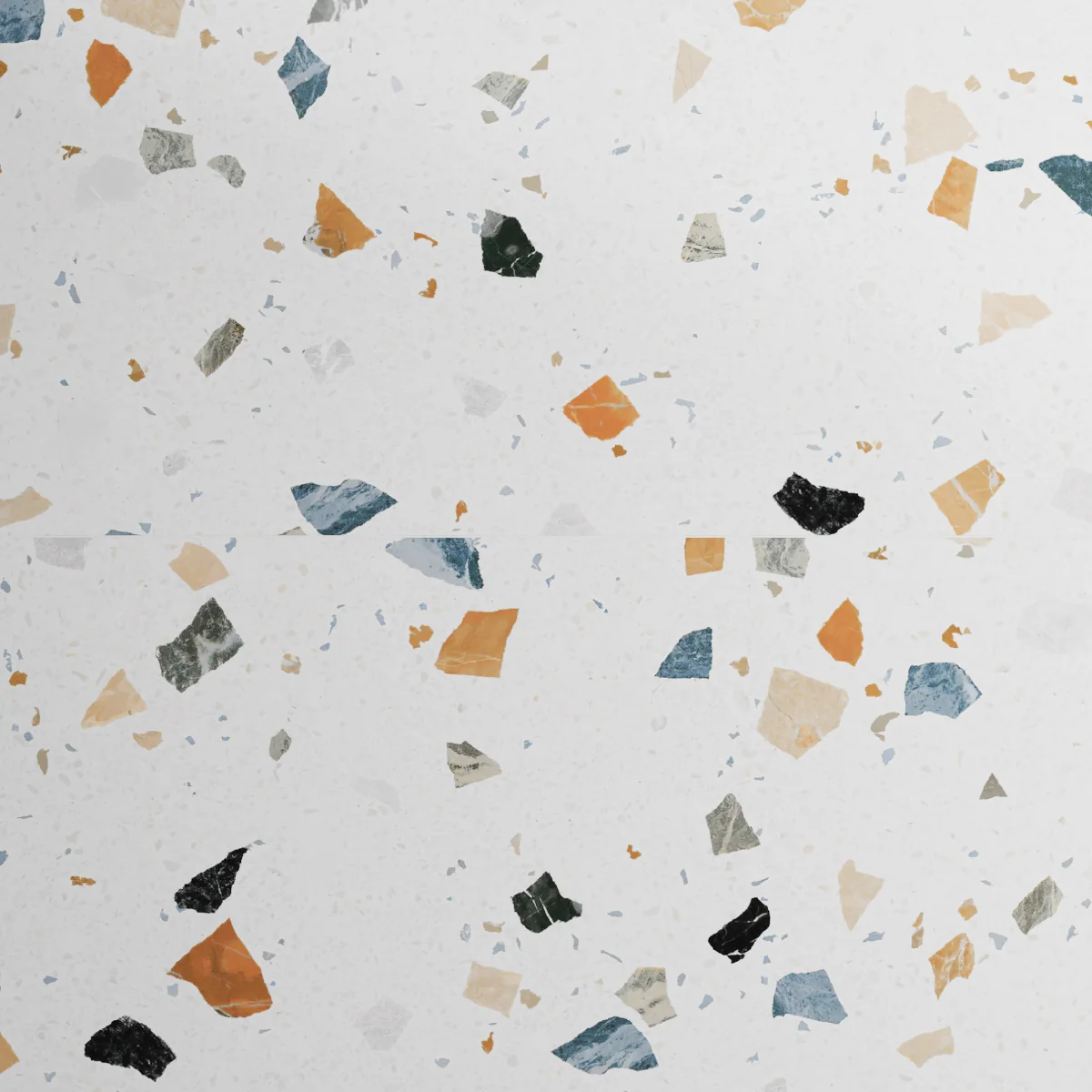 Gresie Mozaic Exterior / Interior Stracciatella White 60 x 120 cm Mata Antiderapanta Portelanata Rectificata