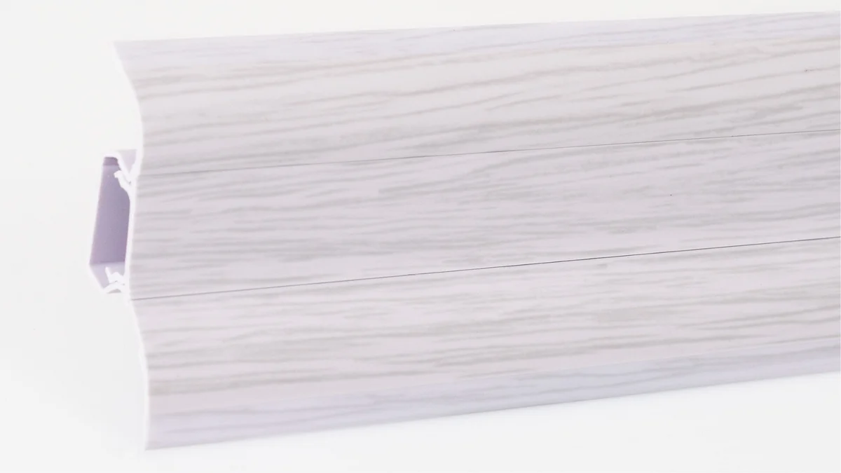 Plinta PVC Parchet Laminat Korner LP52 2500 x 52 x 26 mm Gri Argintiu