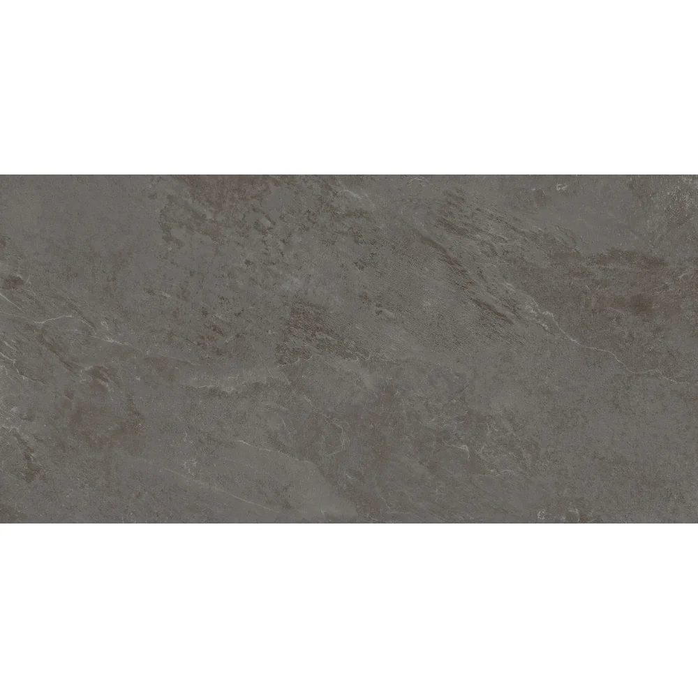 Gresie Antiderapanta Exterior / Interior Soft Slate Anthracite 60 x 120 cm Mata Portelanata Rectificata Aspect Ciment
