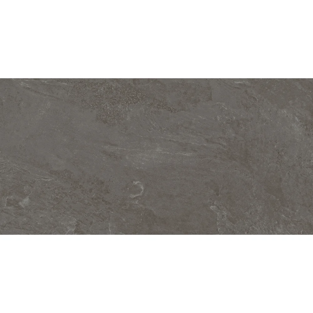 Gresie Antiderapanta Exterior / Interior Soft Slate Anthracite 60 x 120 cm Mata Portelanata Rectificata Aspect Ciment