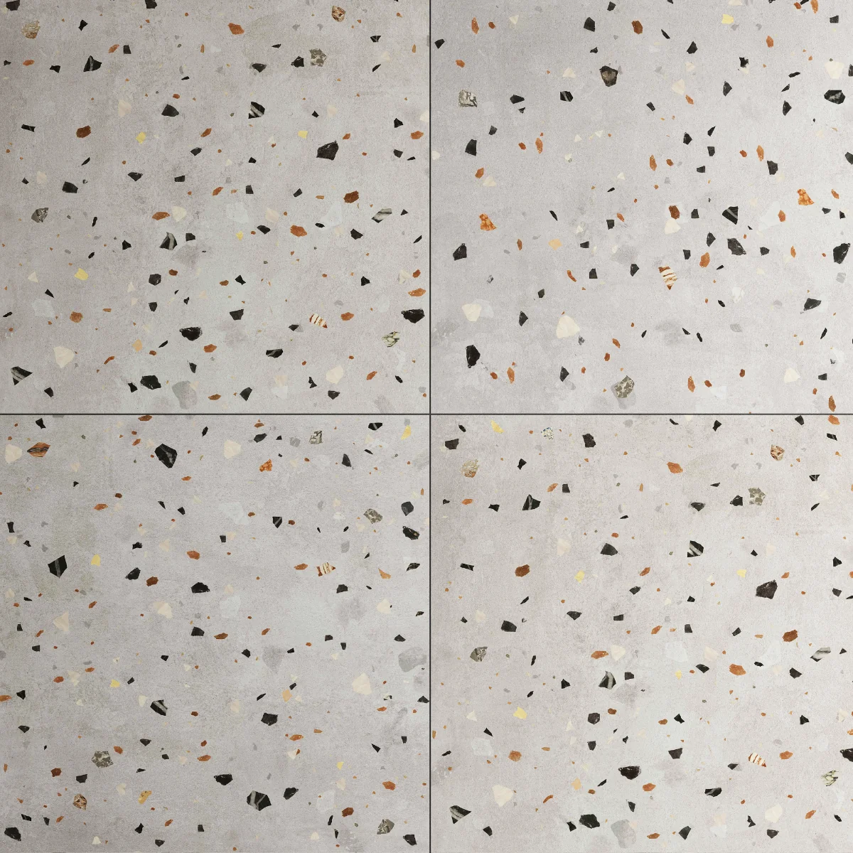 Gresie Mozaic Exterior / Interior Sempre Junior Grey 60 x 60 cm Mată Porțelanată Rectificată