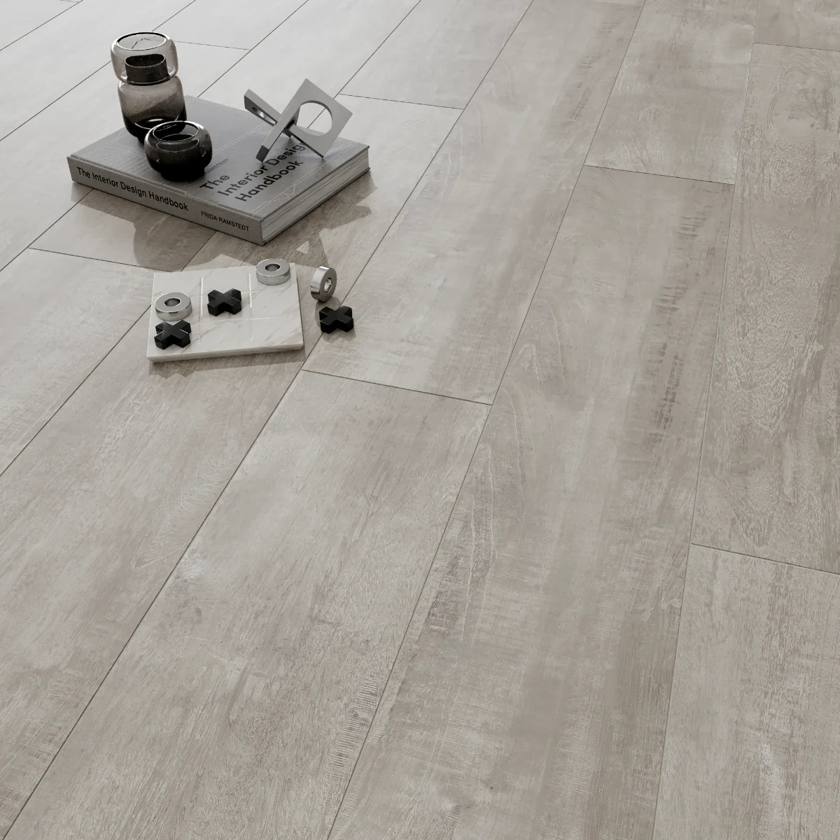 Gresie Tip Parchet Exterior / Interior Forest Silver 20 x 120 cm Mata Portelanata Rectificata