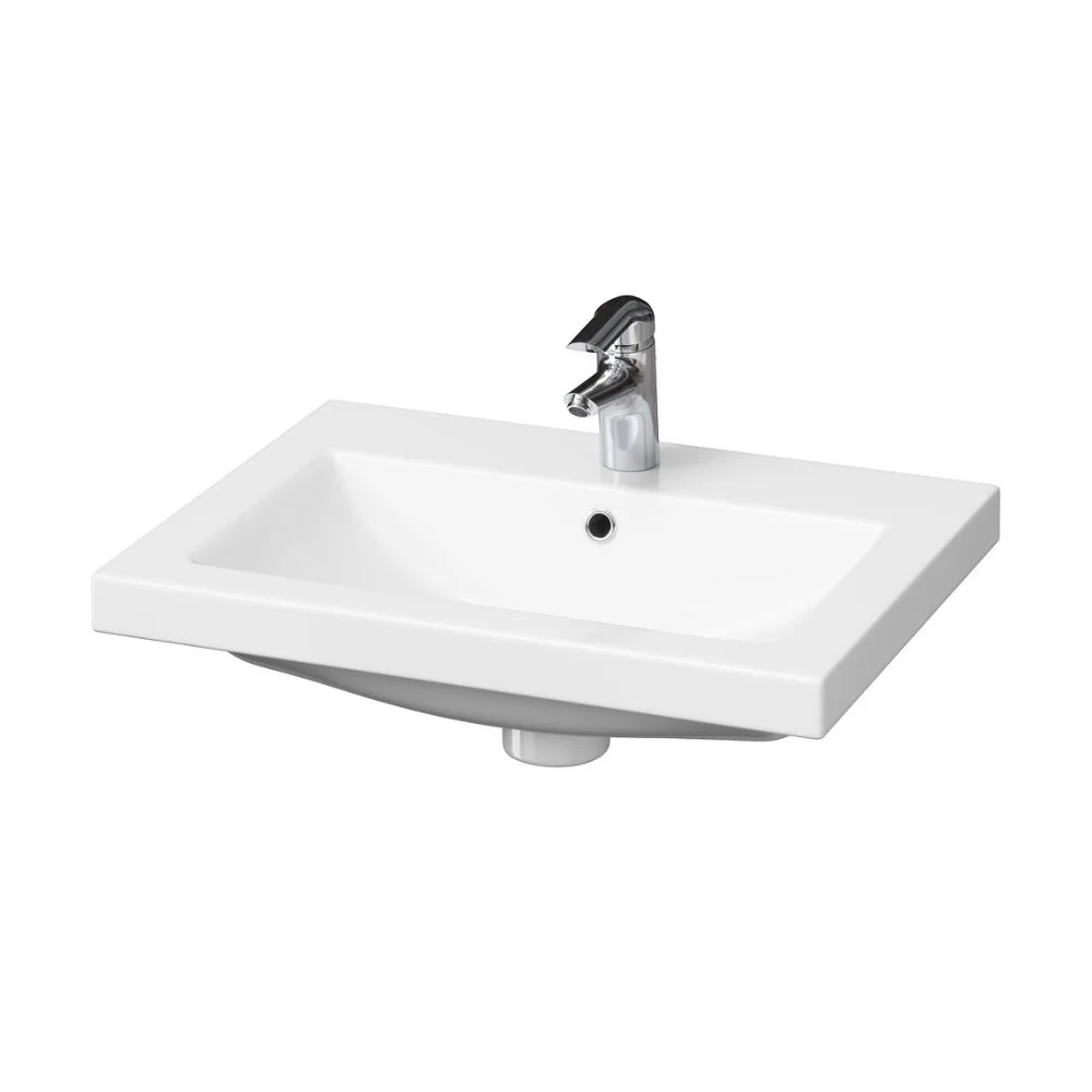 Masca Chiuvetă Baie Cersanit Set Stillo 60 Roșu (Bază+Lavoar) S575-010