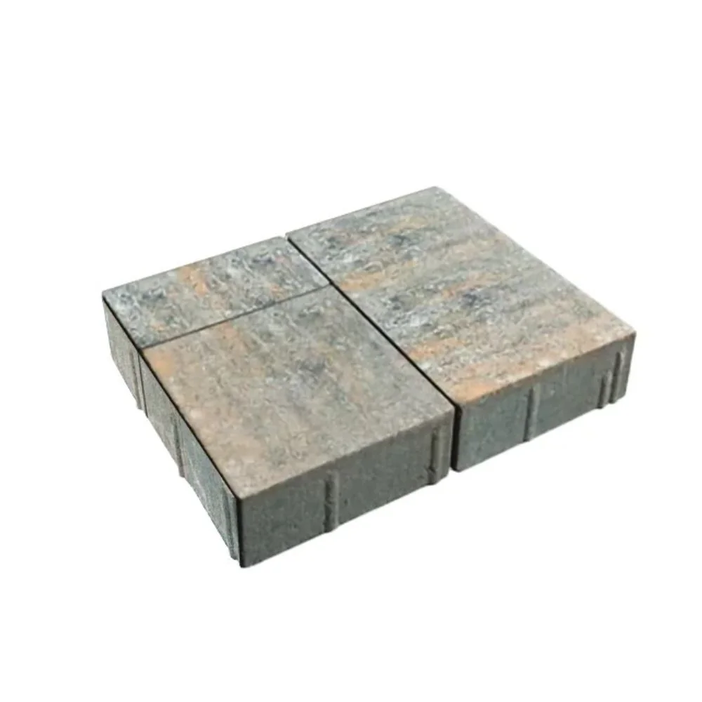 Pavaj City Trio Combi 6 cm Crem-Gri Patina