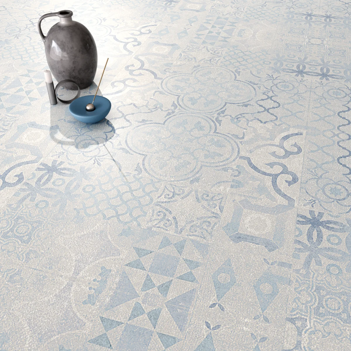 Parchet Laminat Retro Blue Tile 8 mm Clasa 33 AC6