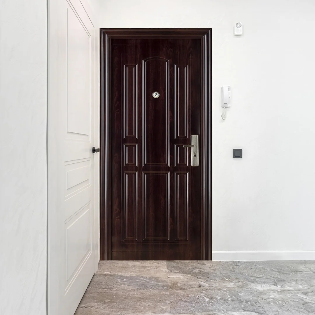 Usa Metalica Intrare ECO 32 Maro 86 x 205 Cm Stanga