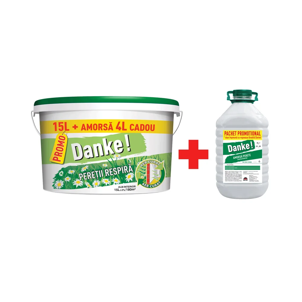 Pachet Promo Danke Interior 15 L + Amorsa 4 L