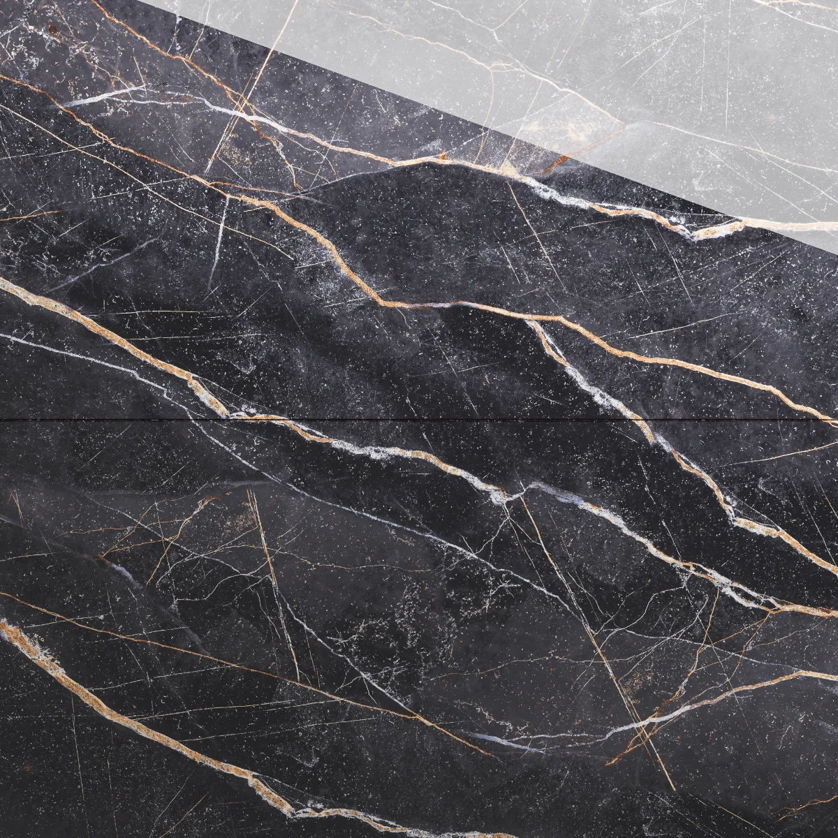 Gresie Exterior / Interior Portelanata Italian Armani Blue 60 x 120 cm Lucioasa Rectificata Tip Marmura