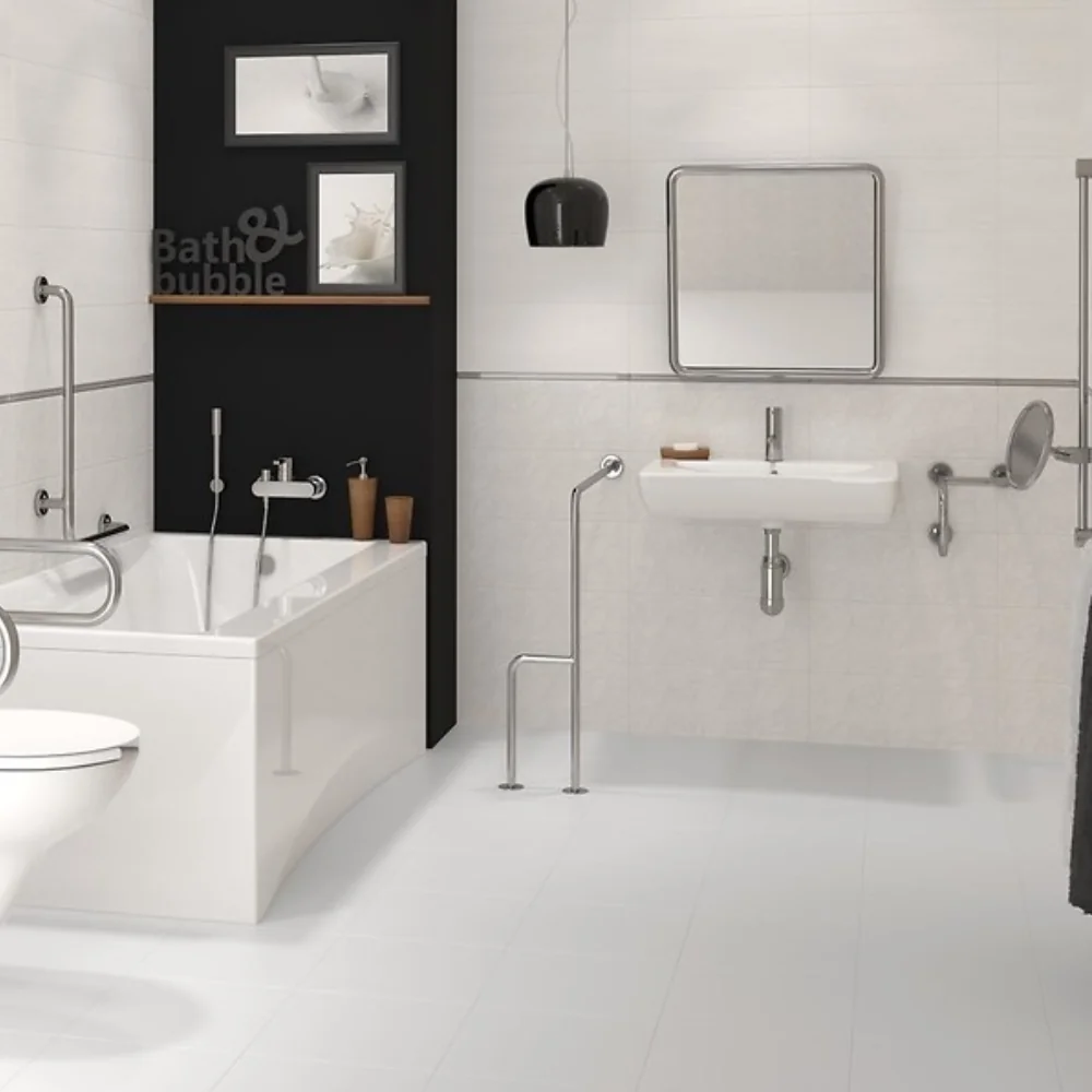 Lavoar Baie Suspendat Pentru Utilizatori Cu Mobilitate Redusa Etiuda K11-0041 65 cm Alb