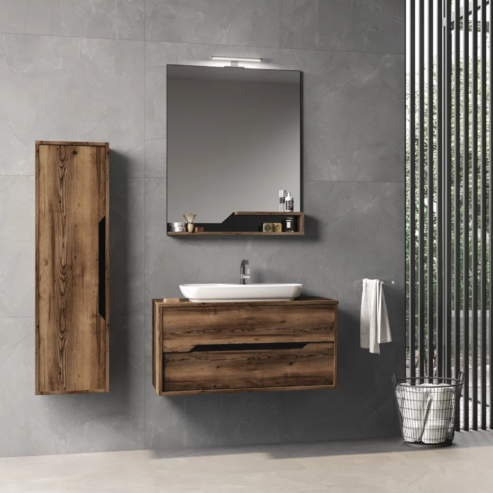 Dulap Baie Suspendat Orka Galia Lidya 40x138 cm