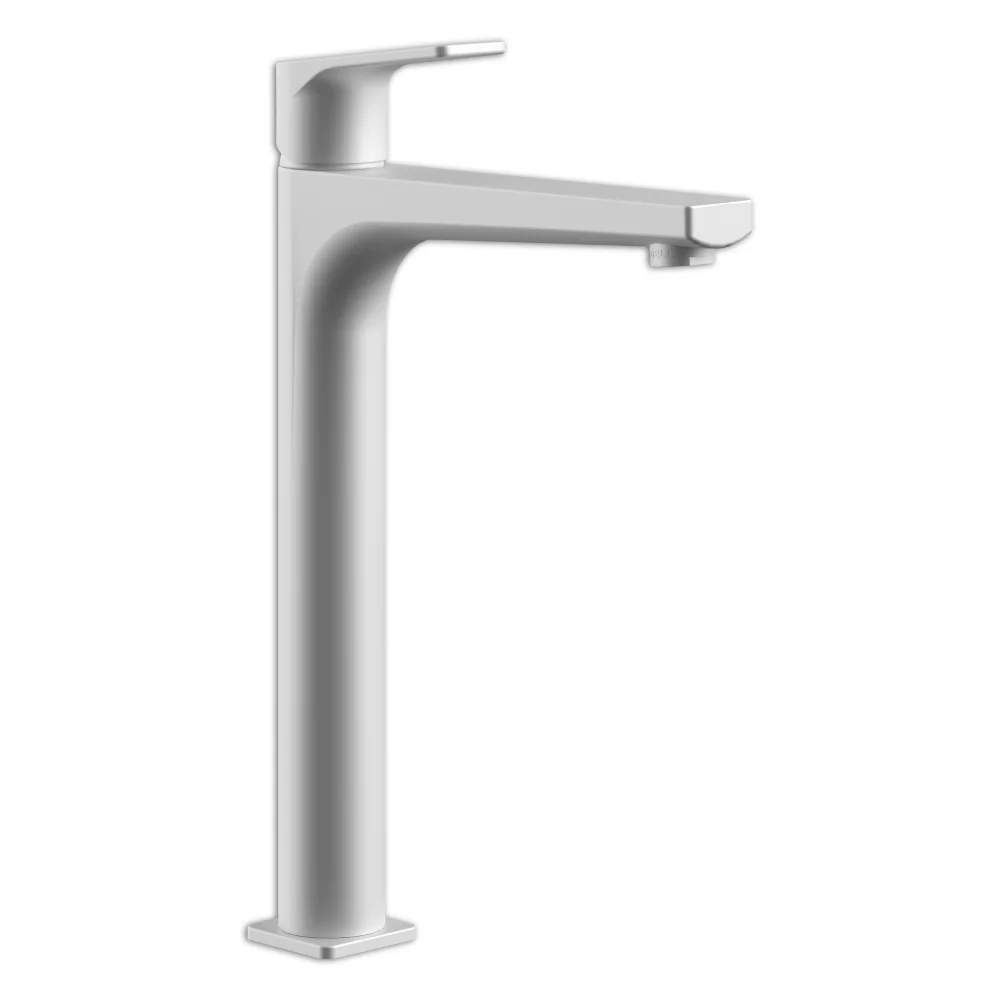 Baterie Lavoar Celesta Aria Monocomandă Înaltă Montaj Pe Blat Alb Mat