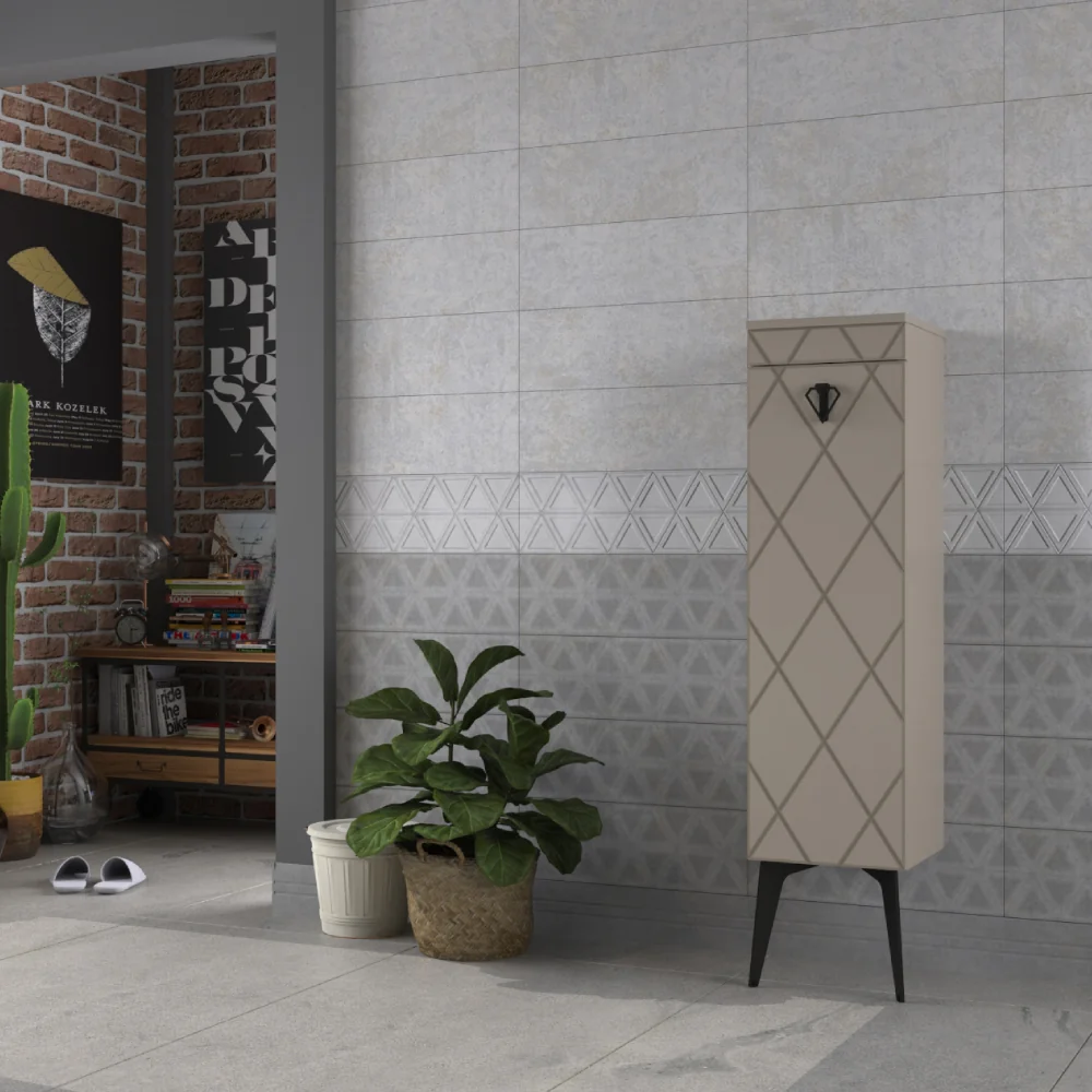 Dulap Soldat Baie Cosmos Crem 35x145 cm